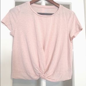 AE cropped twist top